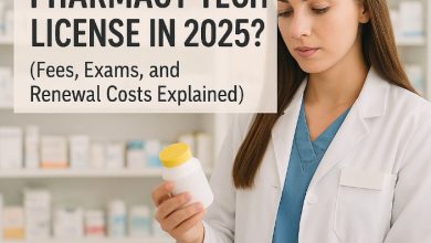 How much is a pharmacy tech license