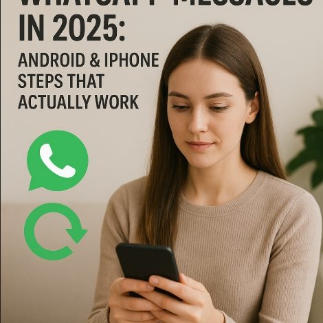 Recover Deleted WhatsApp Messages