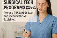 Requirements for surgical tech programs