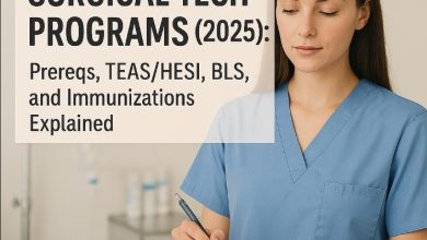 Requirements for surgical tech programs